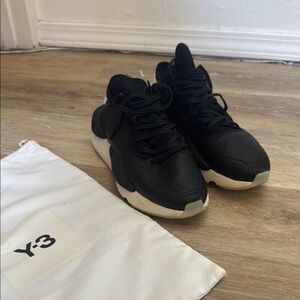 Y-3 Black Sneakers (lightly used—only wore once!) basically new!!